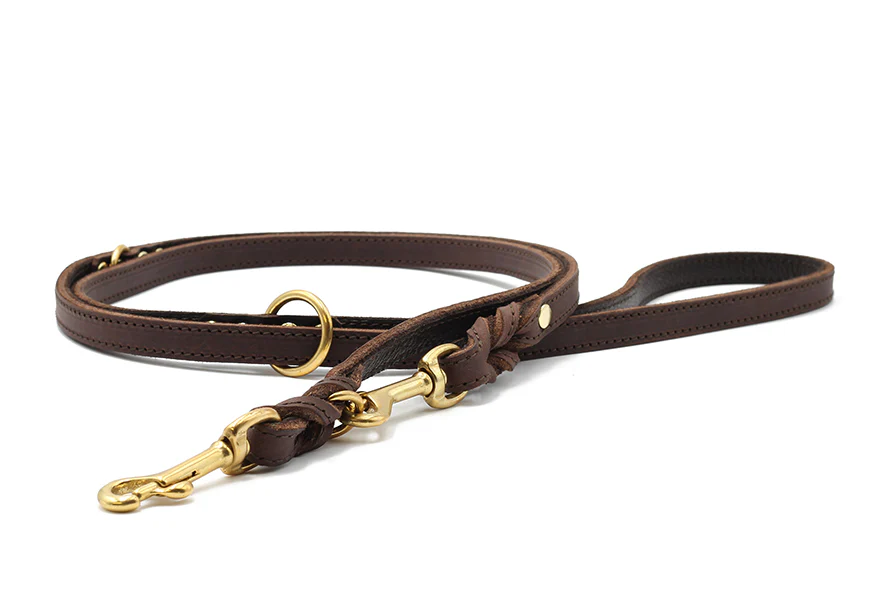 Lederleine Klassik Premium 2m Gold - Image 3