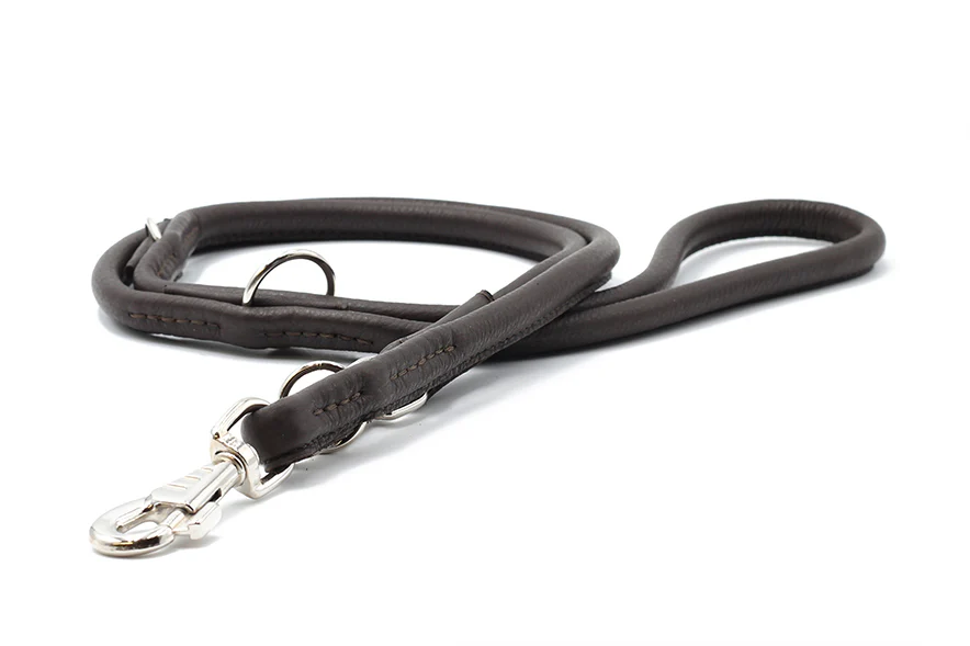 Lederleine Rundgenäht 2m Silber - Image 31