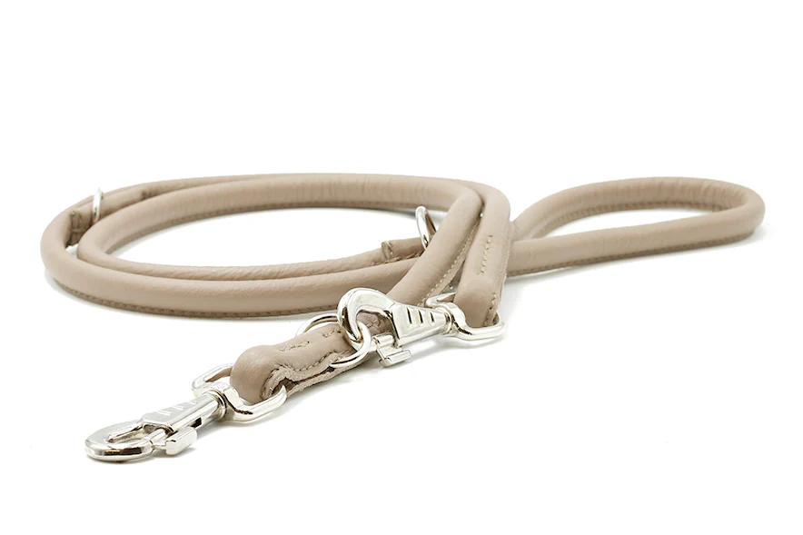 Lederleine Rundgenäht 2m Silber - Image 33
